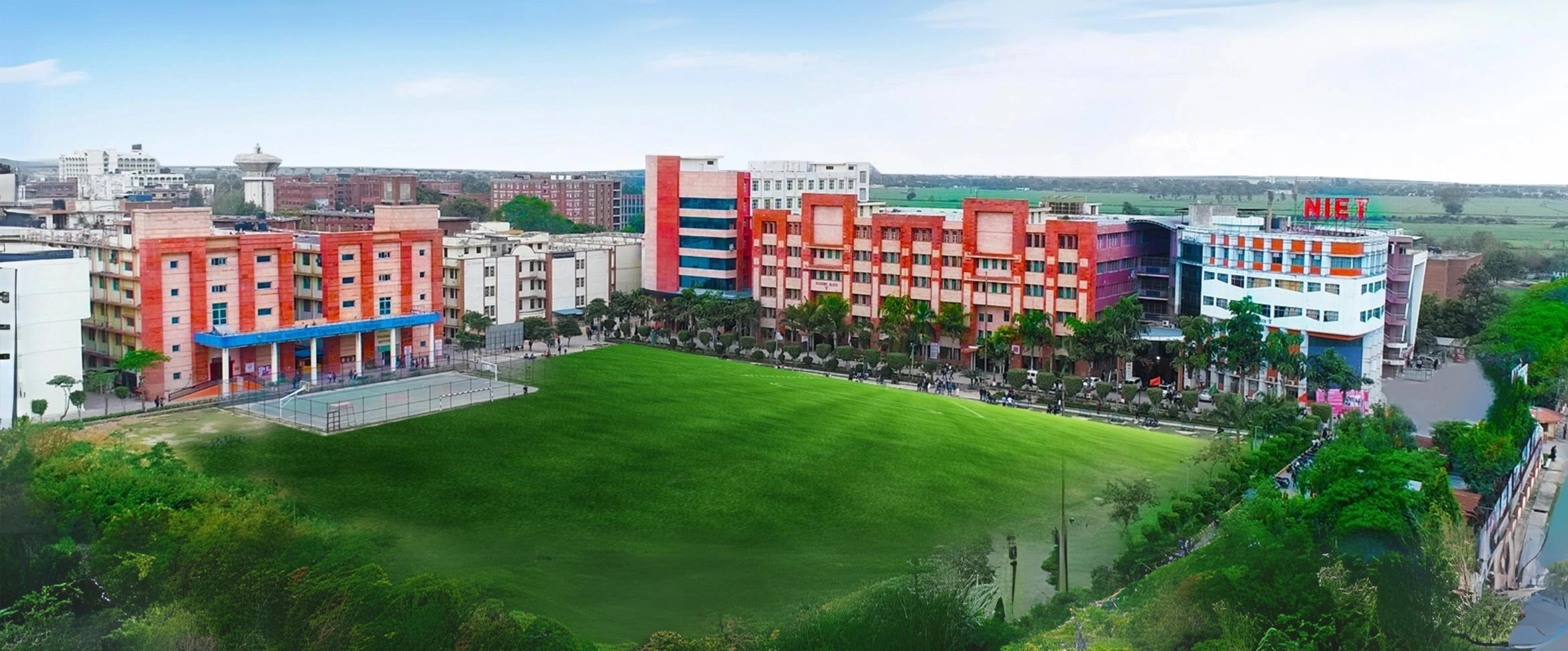 Aerial view of NIET campus